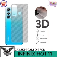 GARSKIN INFINIX HOT 11 SKIN HANDPHONE CARBON 3D