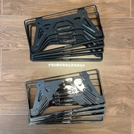 JDM Honda Berlina Black Chrome Basic Frame Plate from Mazda JDM Honda Berlina Black Chrome JDM Basic