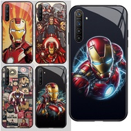 HD Glass Case for Realme Narzo 20A 7 10A 5S 10 6i 3i 5 3 5i C65 Pro Z-102 Iron Man