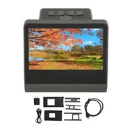 Digital Film Slide Scanner with 5-Inch LCD Screen 48MP ABS Converts 135mm 110 126 and Super 8 Films