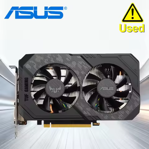 ASUS TUF Gaming GTX 1660 SUPER Overclocked 6GB Edition HDMI DP DVI Gaming Graphics Card
