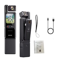 EKLEVA 4K Ultra HD Pocket Action Camera L17 180° Rotatable Vlog Wifi 1.69 HD touch screen IP65 Water