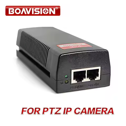 1000Mbps Gigabit 60W Hi Power POE Injector Compatible IEEE802.3bt DC 54V Output 100-240V Input POE P