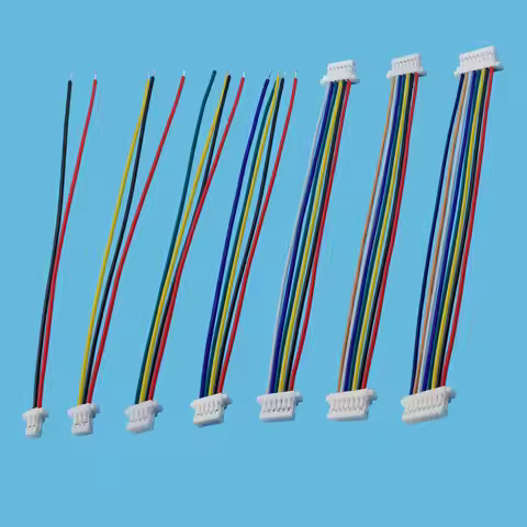 10Pcs JST SH 1.0mm Pitch 2/3/4/5/6/7/8 Pin Wire Cable Connector Female / Female to Female Terminal P