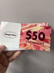Haagen-Dazs $50 Gift Voucher Coupon 禮券 優惠券