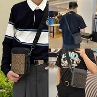 Hundred Bags Color coach Male Lai Single Square Male Youth Shoulder Messenger Bag Small Square Bag P