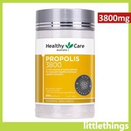 Healthy Care - Propolis 高濃度天然黑蜂膠膠囊 3800mg 200粒 (EXP:2026) [平行進口] *不同包裝版本可能隨機出貨*