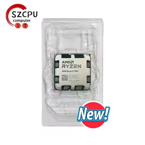 AMD Ryzen 5 7500F R5 7500F 3.7GHz 6-Core 12-Thread CPU 5NM L3=32M 100-000001015 Socket AM5 Tray New