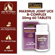 Shipping Fast PETdiatric Maximus Joint UCII B Complex 20mg 60 Tablets (Petdiatric Maximus UC2 B Comp
