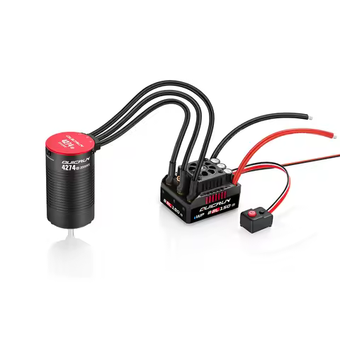 Hobbywing QuicRun 150A G2 ESC and 4274/4268 brushless motor for 1:8 RC remote control upgrade access