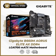 Gigabyte B660M AORUS ELITE AX DDR4 LGA1700 mATX Motherboard