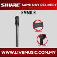 Shure SM63LB Dynamic Microphone with Extended Handle - Black ( SM63-LB / SM63 LB )