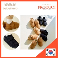 BEBENUVO Toddler Snow Boots Winter Baby Shoes Fur Swede Fabric Kids