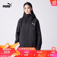 彪马（PUMA）官方 新款男女同款户外实用机能风连帽外套 OUTDOOR 683477 黑色-01 L(180/100A)