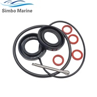 Outboard Lower Unit Gearcase Propeller Shaft Seal Kits 93101-17054 for Yamaha  2/4 Str 9.9 13.5 15 2