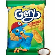 Gery cracker krekers beras asin salty flavour 10 x 5.6 gr