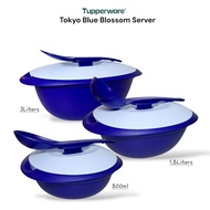 Tupperware Blossom Server Blue Tupperware Container Food Storage Container