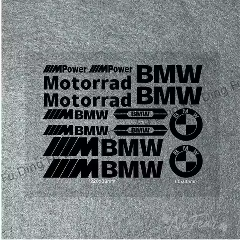 Stickers For BMW Logo Auto Tank Helmet Emblem Decals Set For BMW E93 F10 F20 F30 F40 F15 F25 F26 F31