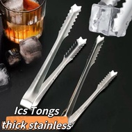 Large ice tongs stainless steel anti scalding clip small tong for food tongs for serving ice tong fo