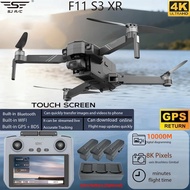 2026 SJRC F11 S3 XR Drone Remote Control with Screen Professional 3-Axis Gimbal EIS 4K HD Camera GPS