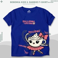 Bobomia Anomali Kids Ballerina Cappuccino T-Shirt I Distro Tshirt for Boys and Girls (0-12 Years) - 