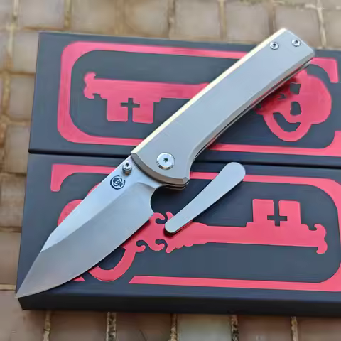 JUFULE Chavez Scapegoat Street Ceramic Bearings Titanium Mark M390 Survival EDC Tool Camp Hunting Ou