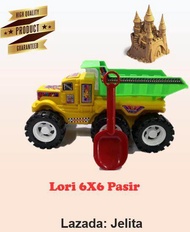 [READY STOCK] Kids Big Size Lorry Truck Toys / Mainan Lori Pasir 6X6