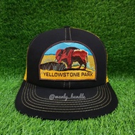 🔥TOPI VINTAGE YELLOWSTONE PARK MADE IN USA K-PRODUCTS🔥