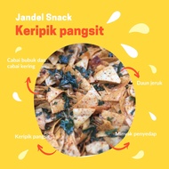 [150gr] spicy dumpling chips with orange leaves