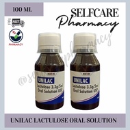 (100ML) UNILAC LACTULOSE ORAL SOLUTION FOR / UBAT LACTULOSE UNTUK SEMBELIT