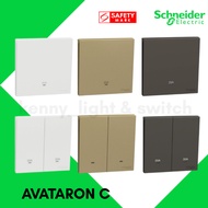Schneider AvatarOn C 20A Water Heater Double Pole Switch (1 Gang / 2 Gang)