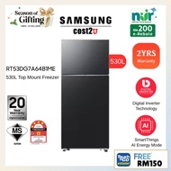 Samsung/Haier 530L/540L Inverter Top Mount Freezer | RT53DG7A64B1ME HRF-IT540MG(W) (TMF Fridge Peti 