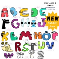 AM27 DTF Screen Printing Stickers ALPHABET LETTERS LORE SUSUN NAMES