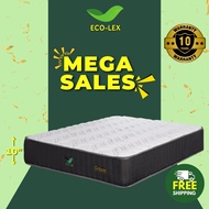 ECO-LEX Dream 10" Mattress Tilam Synthetic Latex + 3 Zone ChiroPractic Spring + Coconut Fibre [Queen