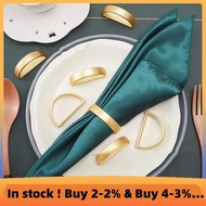 Fashion Napkin Buckle Napkin Holder D-Shaped Napkin Ring Napkin Buckle Modern Simple Napkin Ring Mat