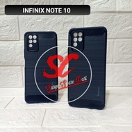 Softcase Infinix Note 10 - Case Ipaky Carbon Infinix Note 10 Pro - SC