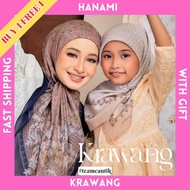 TUDUNG HANAMI KRAWANG FLORABLE BAWAL COTTON