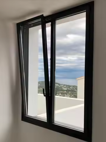 DN Thermal Break Awning Window Soundproof Waterproof Aluminium Tilt and Turn Window New Simple Desig