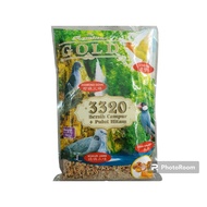Premium Gold 3320 Bersih Campur Pulut Hitam 1kg - Bird Feed Food - Makanan Burung -