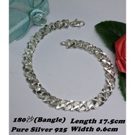 Genuine SILVER 925 Bangle  (Bangle Untuk Dewasa)