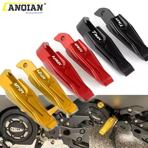 Rear Passenger Footrests For Yamaha MT07 MT-07 MT 07 FZ 07 FZ-07 2013-2022 2023 2024 T-MAX 500 530 M