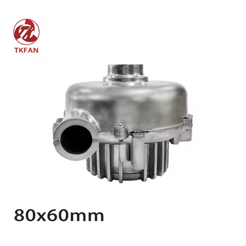 12VDC High Pressure Brushless Centrifuga Blower 12.5kpa Compact Mini All-Aluminum Waterproof PWM Con