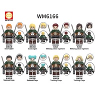 Minifigure Attack on TiTan Assembly Toys Minifigures Comic Characters Attack on TiTan(WM6166)