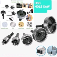 *READY STOCK* HSS HIGH SPEED STEEL HOLE SAW 19MM 20MM 25MM 32MM CUT HOLE SAW FOC HEX KEY