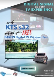 KTS TV 32 + Baron Digital Satellite Receiver