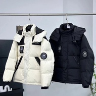 [Selected Pure Original] NB Down Jacket New Balance Hooded Down Jacket Warm Down Jacket Unisex Down 