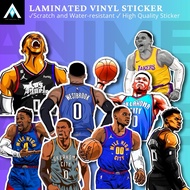 RUSSEL WESTBROOK STICKERS NBA STICKERS BASKETBALL STICKERS NUGGETS LAMINATED VINYL STICKERS ANIEMHOL