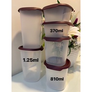 💥Ready stock 💥💯Tupperware One Touch Fresh Small Square  -370ml -810ml -1.25L (1pc)