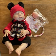 48 ซม.สาว Eric Reborn ตุ๊กตาทําด้วยมือทาสีไวนิล Bebe ทารกแรกเกิดตุ๊กตาเด็กคริสต์มาสของขวัญ Muas Rebo