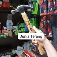 FUKUNG - Palu Kambing Gagang Kayu 8 oz 16 oz 0,25 kg 0,5 kg Claw Hammer Martil Cukil